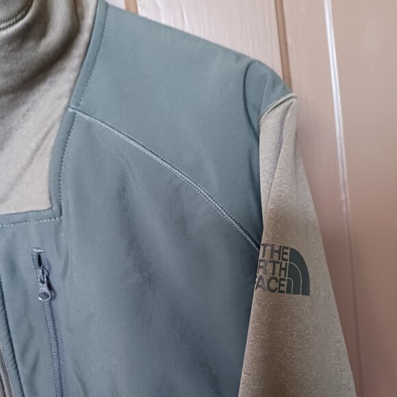 The North Face Blaze 1/2 Zip Heather Brown Gray Pullover Men's size L Jacket - Picture 4 of 12